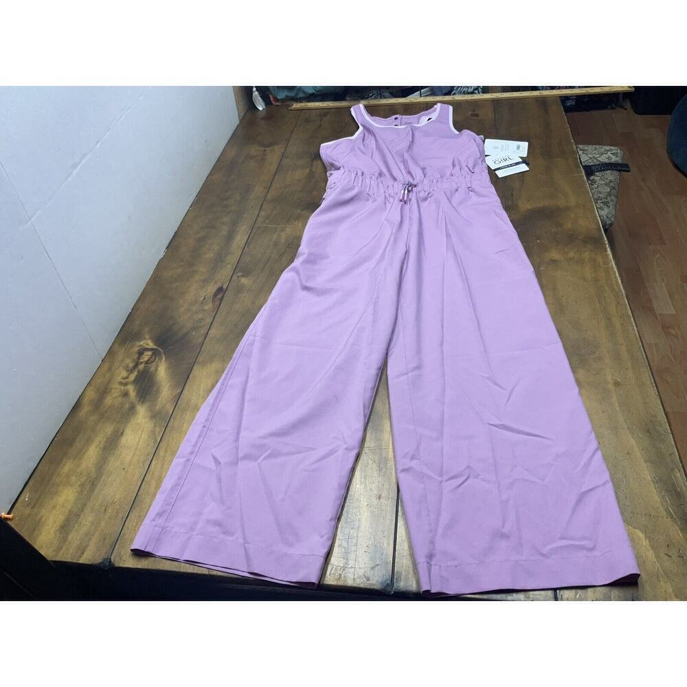 Athleta Girl Jump for Joy Tank Jumpsuit Geranium Purple Size XXL/16 NWT